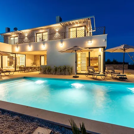 Villa Galla - Sea View, Jacuzzi, Heated Pool Modern Design