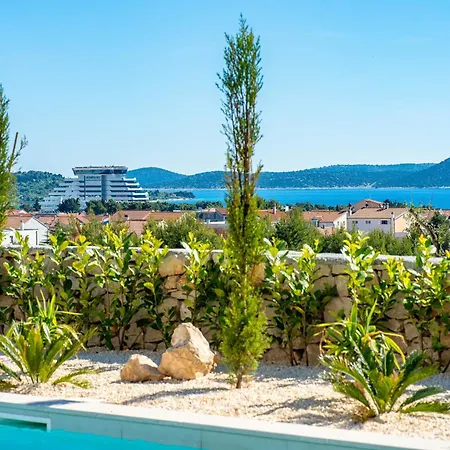 Galla - Sea View, Jacuzzi, Heated Pool Modern Design Villa Vodice
