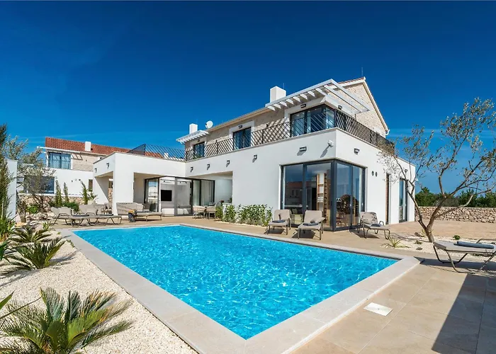 Galla - Sea View, Jacuzzi, Heated Pool Modern Design * Vodice