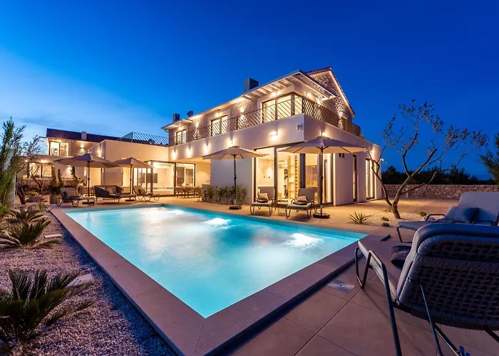 Galla - Sea View, Jacuzzi, Heated Pool Modern Design *