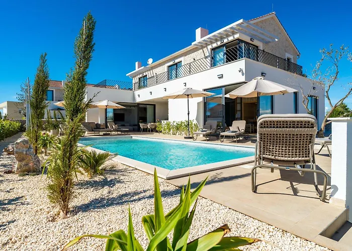 Galla - Heated Pool, Sea View, Jaccuzzi, Modern Design Villa *