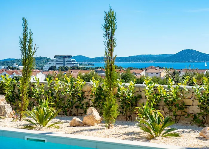 Galla - Heated Pool, Sea View, Jaccuzzi, Modern Design Villa Vodice