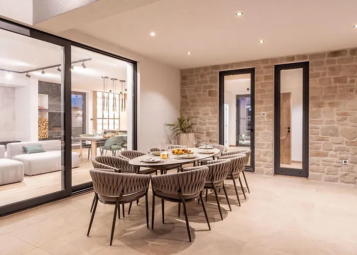 ヴィラ Galla - Heated Pool, Sea View, Jaccuzzi, Modern Design ヴォディツェ